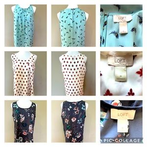 SET OF 3 MEDIUM LOFT TANKS